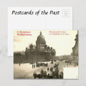 Alte Postkarte - St. Petersburg, Russland (Vorne/Hinten)