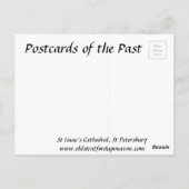 Alte Postkarte - St. Petersburg, Russland (Rückseite)