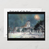 Alte Postkarte - Staat Hauptstadt, Lincoln, Nebras (Vorne/Hinten)