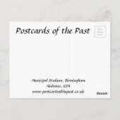 Alte Postkarte - Stadion, Birmingham, Alabama (Rückseite)