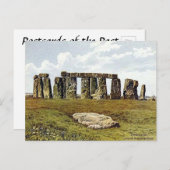 Alte Postkarte - Stonehenge, Wiltshire (Vorne/Hinten)