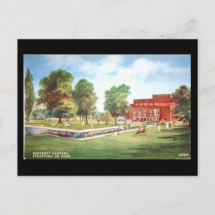 Alte Postkarte, Stratford-upon-Avon, Theater Postkarte