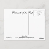 Alte Postkarte, Stromboli Postkarte (Rückseite)