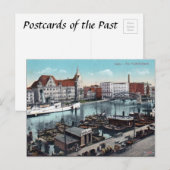 Alte Postkarte - Szczecin, Polen (Vorne/Hinten)