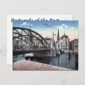 Alte Postkarte - Szczecin/Stettin, Polen (Vorne/Hinten)