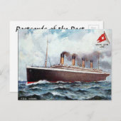 Alte Postkarte - T S Titanic (Vorne/Hinten)