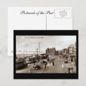 Alte Postkarte, Talbot Square, Blackpool Postkarte (Vorne/Hinten)