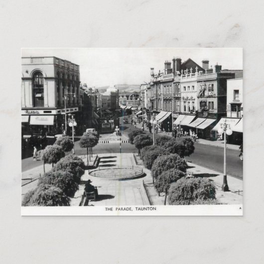 Alte Postkarte - Taunton, Somerset (Vorderseite)