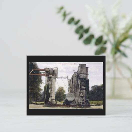 Alte Postkarte - Teleskop, Birr, Co Offaly (Stehend Vorderseite)