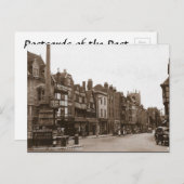 Alte Postkarte - Tewkesbury, Gloucestershire (Vorne/Hinten)