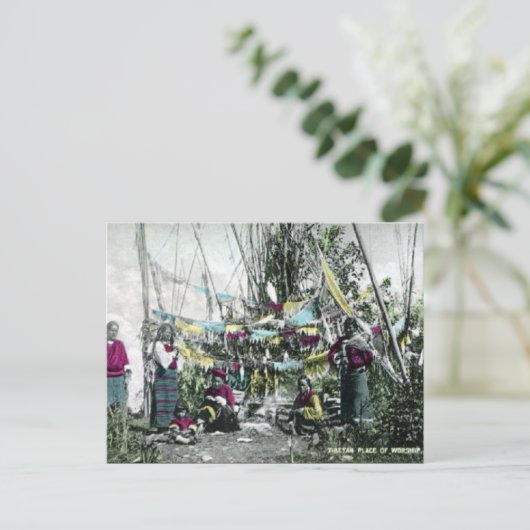 Alte Postkarte - Tibet (Stehend Vorderseite)