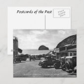 Alte Postkarte - Trebarmit Strand, Cornwall (Vorne/Hinten)