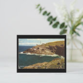 Alte Postkarte - Trevose Head, Padstow, Cornwall (Stehend Vorderseite)