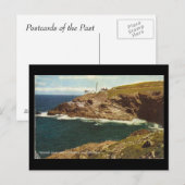 Alte Postkarte - Trevose Head, Padstow, Cornwall (Vorne/Hinten)