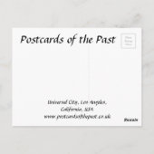 Alte Postkarte - Universelle Stadt, Los Angeles (Rückseite)