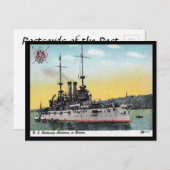 Alte Postkarte - US-Schlacht "Alabama" (Vorne/Hinten)