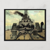 Alte Postkarte - US-Schlacht "Delaware" (Vorderseite)