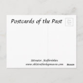 Alte Postkarte - Uttoxeter, Staffordshire (Rückseite)