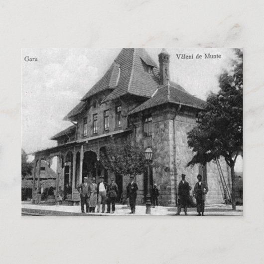 Alte Postkarte - Valenii de Munte, Rumänien (Vorderseite)