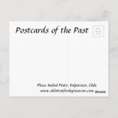 Alte Postkarte - Valparaiso, Chile (Rückseite)