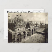 Alte Postkarte, Venedig, Chiesa San Marco Postkarte (Vorne/Hinten)