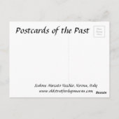 Alte Postkarte - Verona, Italien (Rückseite)