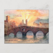 Alte Postkarte - Verona, Italien (Vorderseite)