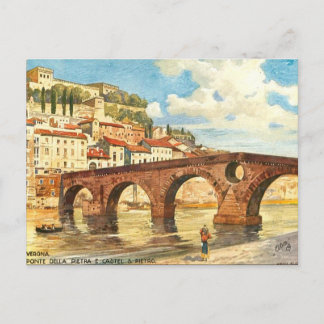 Alte Postkarte - Verona, Italien