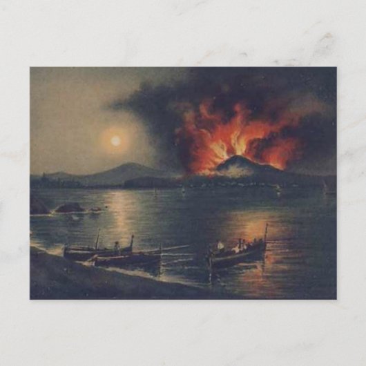 Alte Postkarte - Vesuv (Vorderseite)