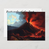 Alte Postkarte - Vesuv (Vorne/Hinten)