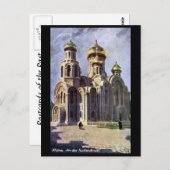 Alte Postkarte - Vilnius, Litauen (Vorne/Hinten)