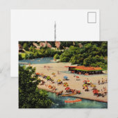 Alte Postkarte vom Russian River Beach (Vorne/Hinten)