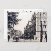 Alte Postkarte - Wardwick, Derby (Vorne/Hinten)