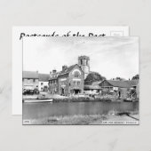 Alte Postkarte - Wareham, Dorset (Vorne/Hinten)