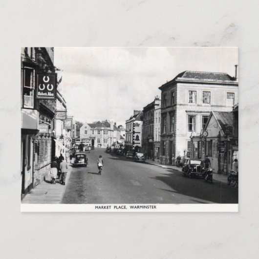 Alte Postkarte - Warminster, Wiltshire (Vorderseite)