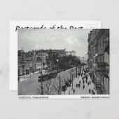 Alte Postkarte - Warschau, Polen (Vorne/Hinten)