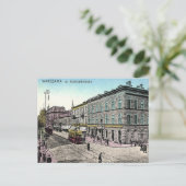 Alte Postkarte - Warschau, Polen (Stehend Vorderseite)