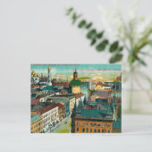 Alte Postkarte - Warschau, Polen (Stehend Vorderseite)