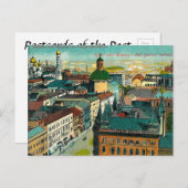 Alte Postkarte - Warschau, Polen (Vorne/Hinten)
