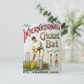 Alte Postkarte - Werbung - Cricket Bats (Stehend Vorderseite)
