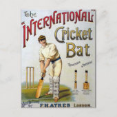 Alte Postkarte - Werbung - Cricket Bats (Vorderseite)