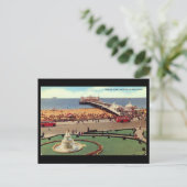 Alte Postkarte, Weston-super-Mare, Grand Pier Postkarte (Stehend Vorderseite)