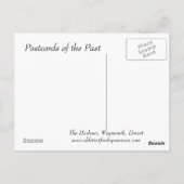 Alte Postkarte - Weymouth, Dorset (Rückseite)