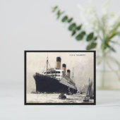 Alte Postkarte - White Star Line "Majestic" (Stehend Vorderseite)