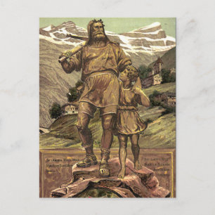 Alte Postkarte - Wilhelm Tell Gedenkstätte, Altdor