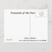Alte Postkarte - Wilton, Wiltshire (Rückseite)