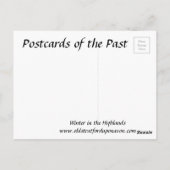 Alte Postkarte - Winter (Rückseite)
