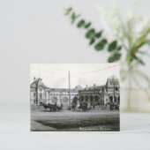 Alte Postkarte - Wladiwostok Bahnhof (Stehend Vorderseite)