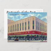 Alte Postkarte - Woolworth's, Birmingham, Alabama (Vorne/Hinten)