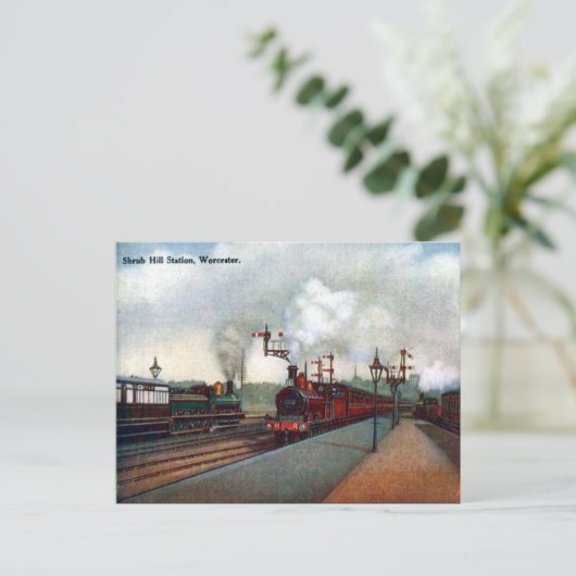 Alte Postkarte - Worcester (Stehend Vorderseite)